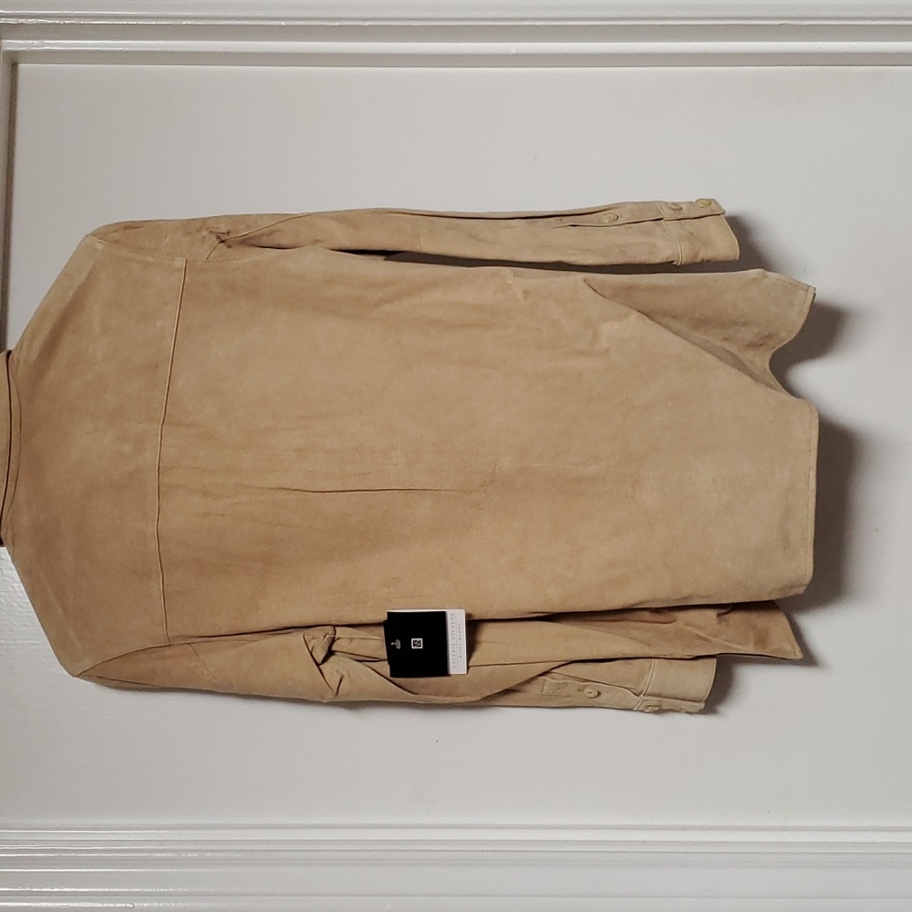 Valerie Steven Suede Leather Shirt - Picture 2 of 3